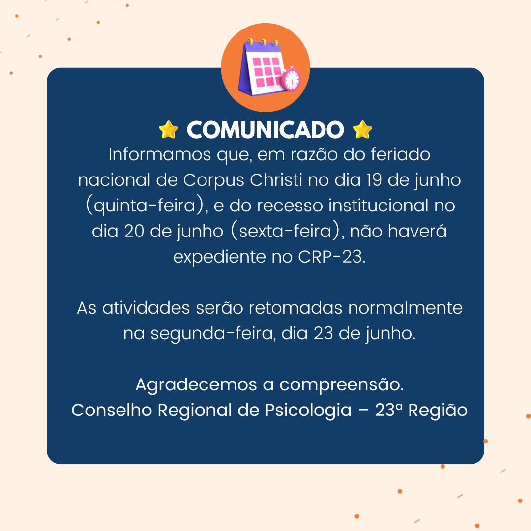 COMUNICADO IMPORTANTE